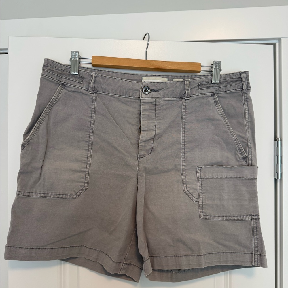 Hei Hei for Anthropologie Gray Women's Cargo Shorts
